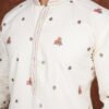 ivory garden embroidered wedding kurta